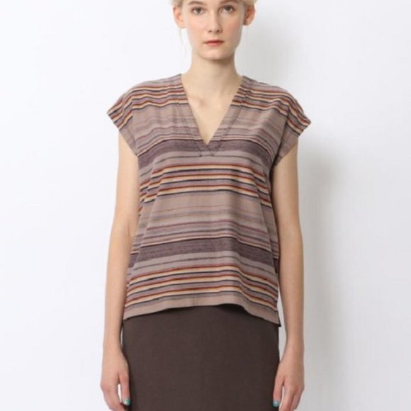 James Perse V-Neck Boxy Tee - Picture 2 of 2